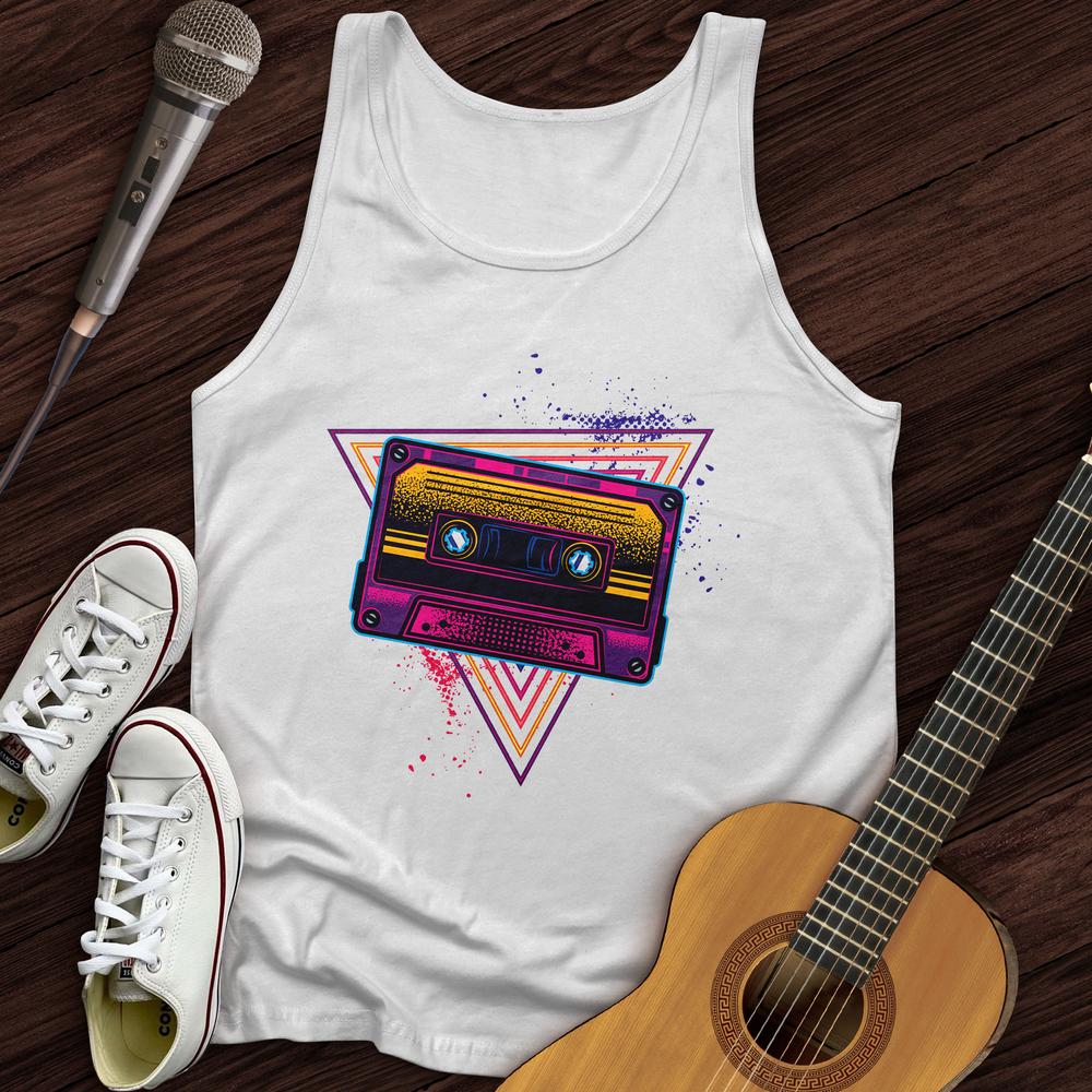 Printify Tank Top White / XS Retro Tape Unisex Tank Top