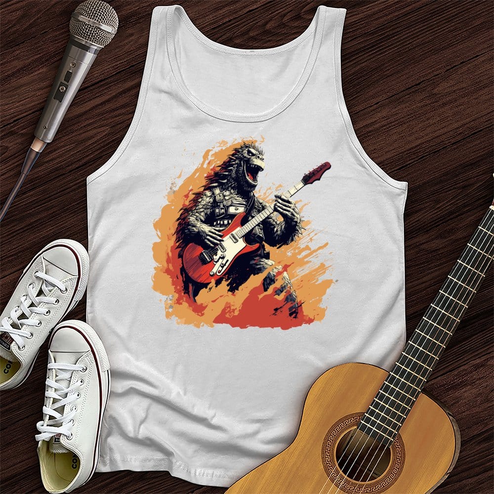 Printify Tank Top White / XS Shredzilla Unisex Tank Top