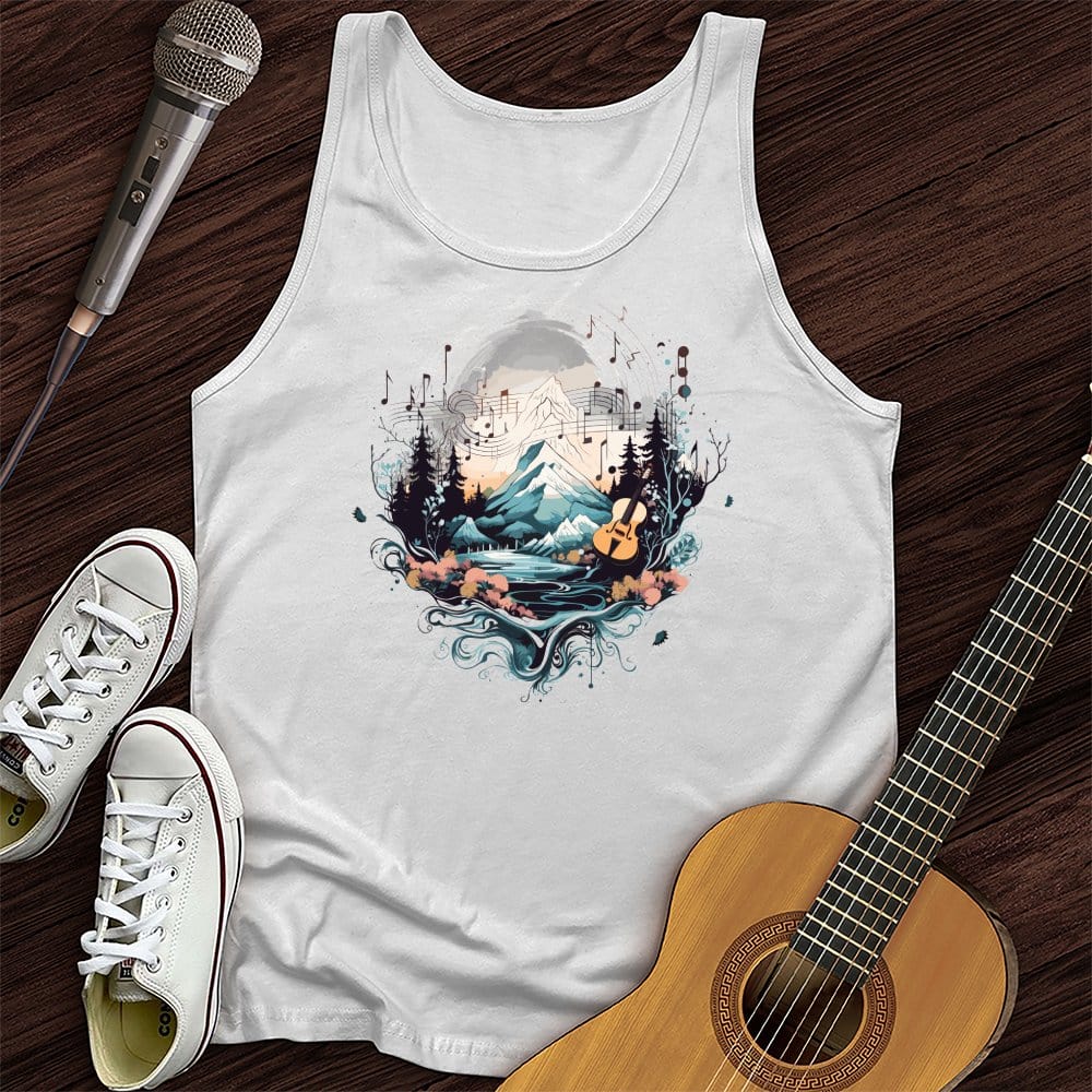 Printify Tank Top White / XS Sound of Nature Unisex Tank Top