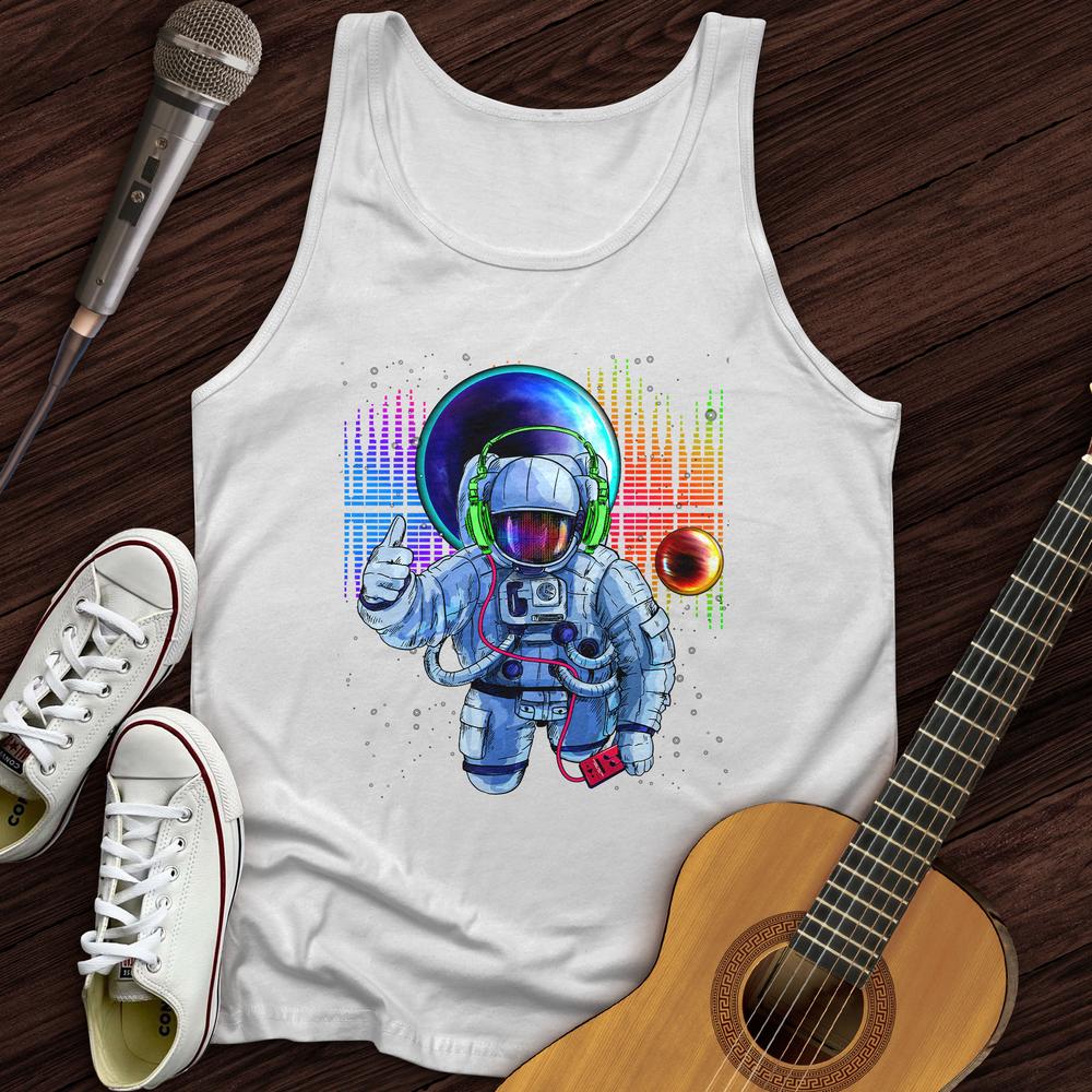 Printify Tank Top White / XS Space Bass Unisex Tank Top