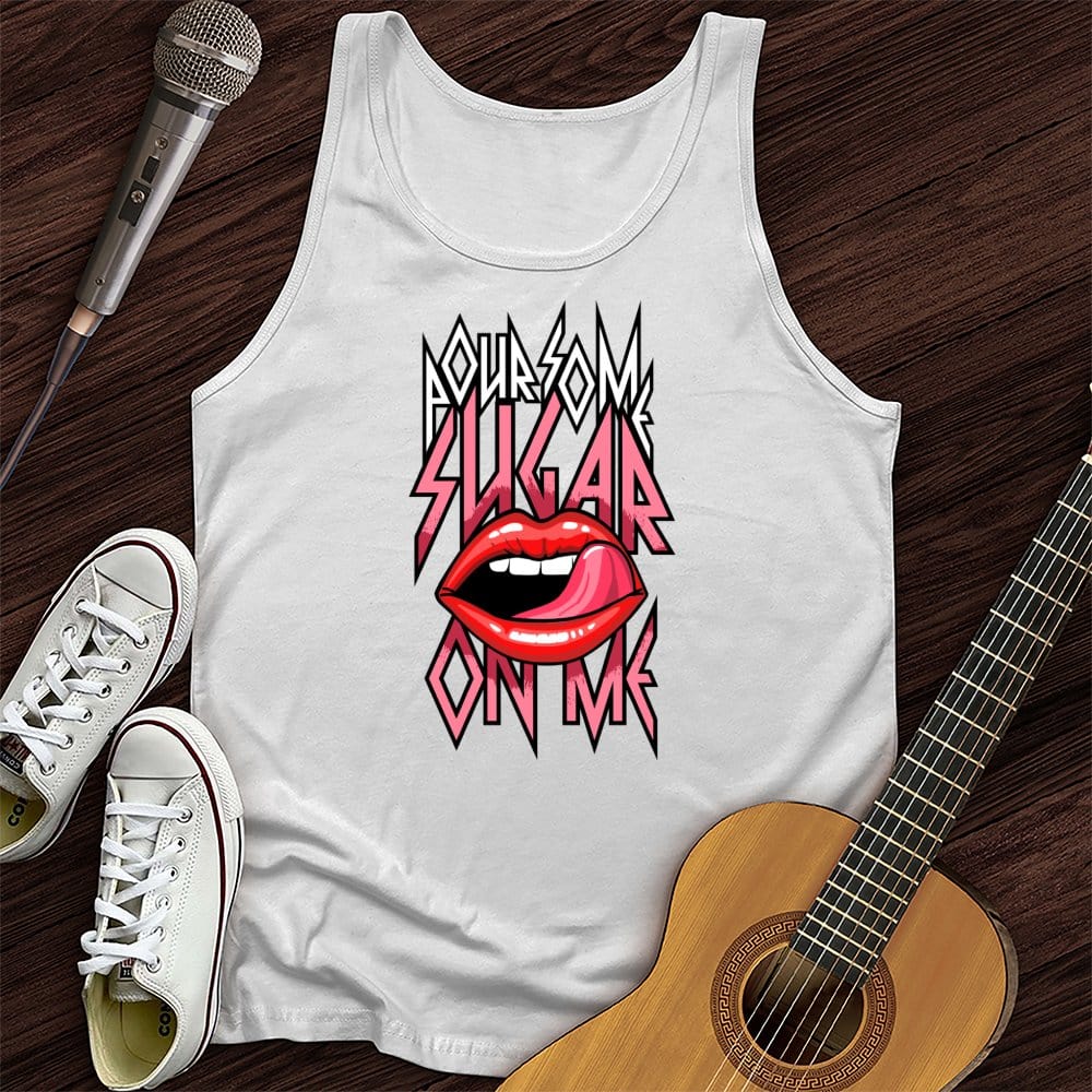 Printify Tank Top White / XS Sugar On Me Tank Top