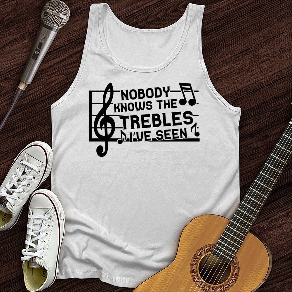 Printify Tank Top White / XS Treble I've Seen Unisex Tank Top