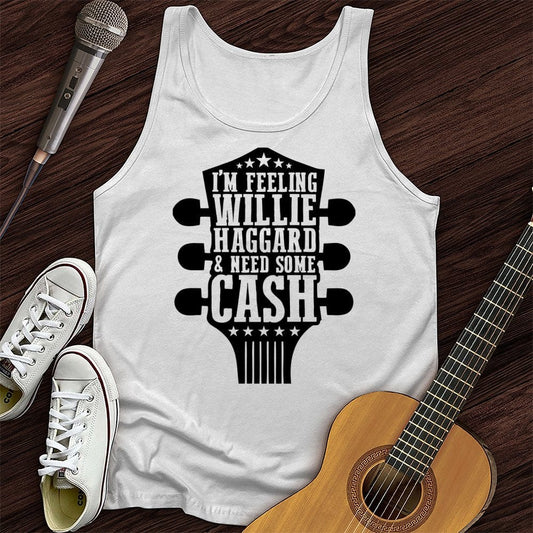 Printify Tank Top White / XS Willie And Cash Unisex Tank Top