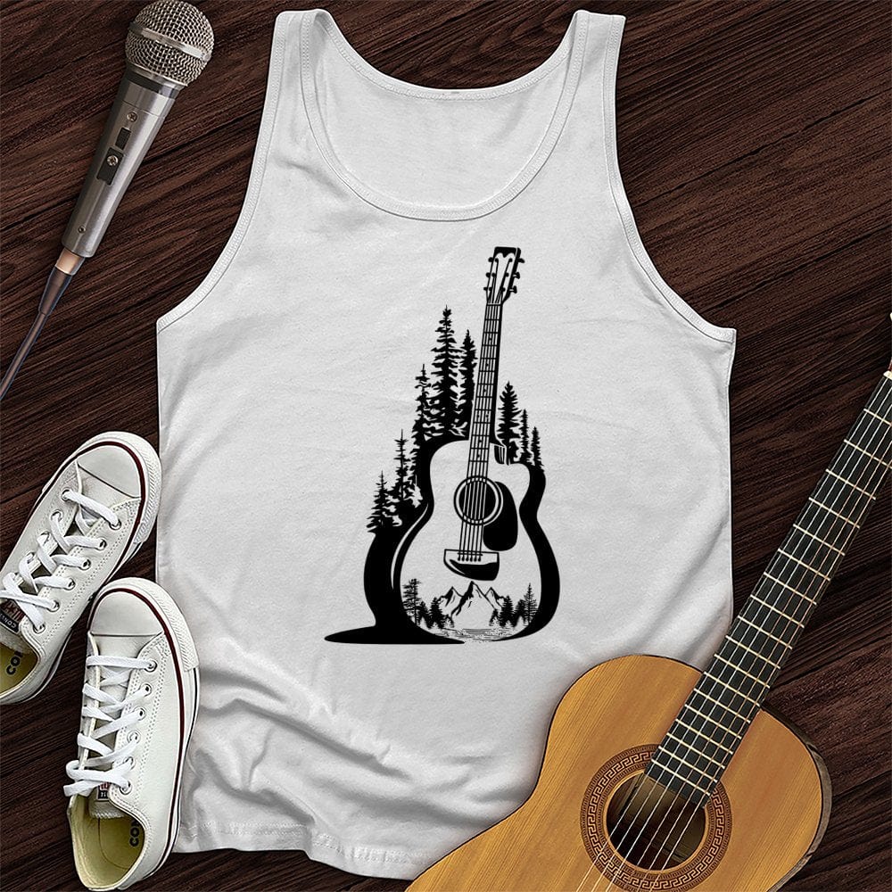 Printify Tank Top XS / White Acoustic Nature Unisex Tank Top