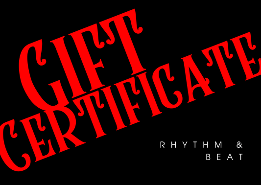 Rhythm And Beat $10.00 Rhythm and Beat Gift Card